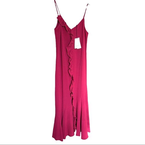 Revolve Hofmann Copenhagen ROSINE DRESS WILD BERRY size 38 NWT - Picture 11 of 11